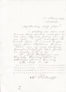 Alexander Petroff's letter